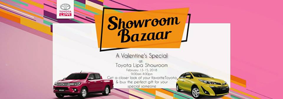 Showroom Bazaar – A Toyota Lipa Valentine’s Special